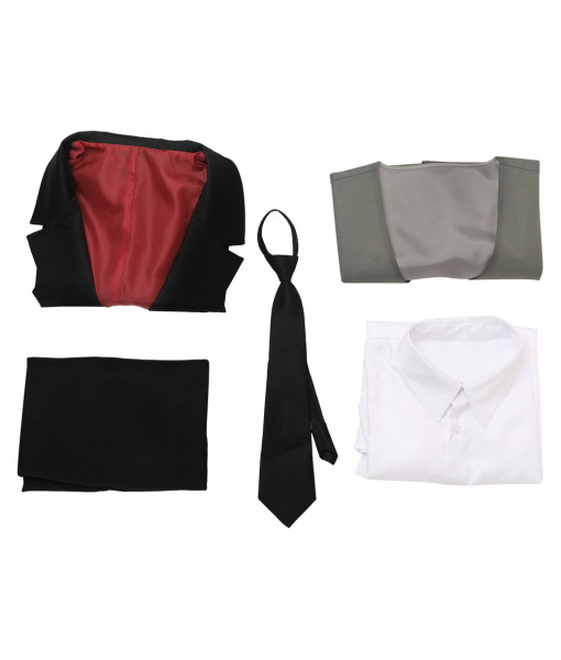 Adult Formal Black Suit Uniform Deacon Halloween Costume