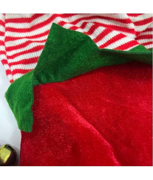 Christmas Elf Wine Bottle Gift Bags Velvet Handbag Halloween Costume Accessories