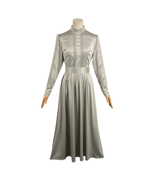 Women Gothic Silver Dress Halloween Costume