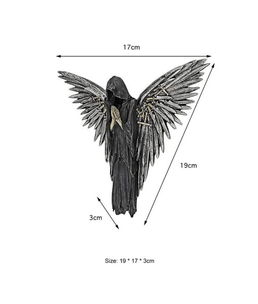 Gothic Angel Sculpture Wall Pendant Horror Haunted House Halloween Decoration