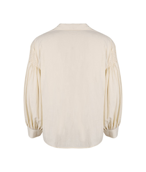 Men Medieval Linen Long Sleeve Shirt Tether Vintage Halloween Costume