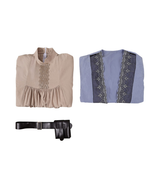 Men Medieval Linen Robe Grey Long Outfit Mage Halloween Costume