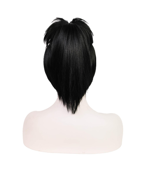 Women 80s Black Short Hair Classic Halloween Costume Accessories