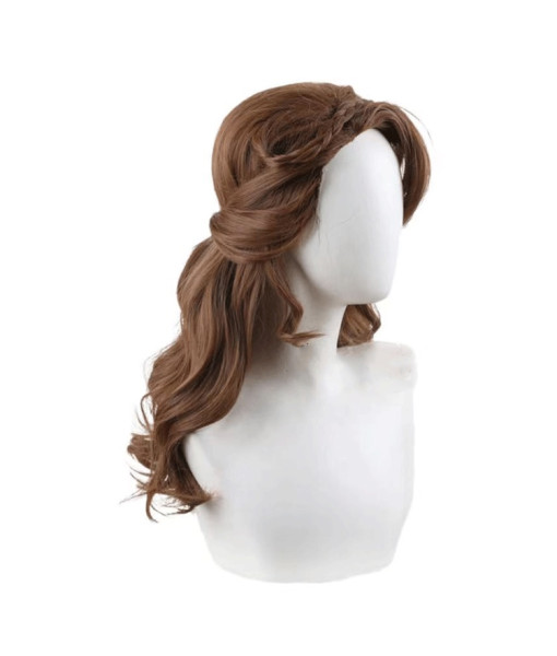 Women Brown Long Curly Hair Wig Halloween Costume Accessories