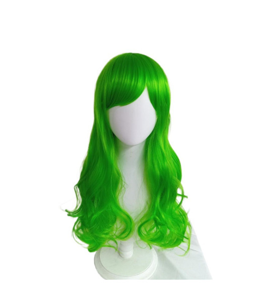 Green Long Curly Hair Wig Halloween Cosume Accessories