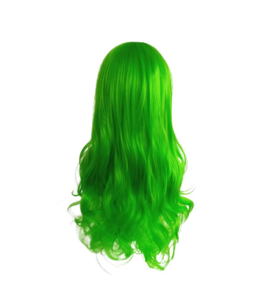 Green Long Curly Hair Wig Halloween Cosume Accessories