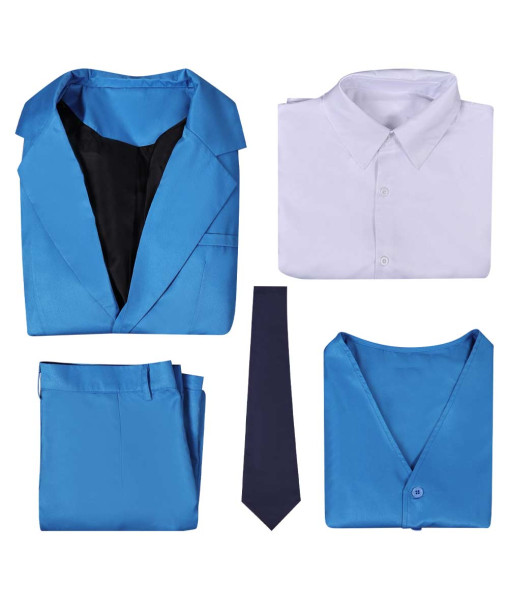 Men Blue Suit Fullset Uniform