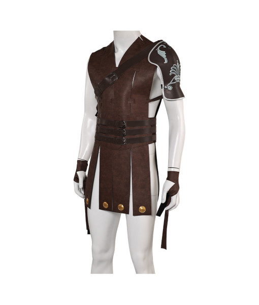 Men Rome Vest with Shoulder Pauldrons Fullset Amor Gladiators Halloween Costume