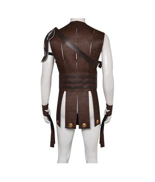 Men Rome Vest with Shoulder Pauldrons Fullset Amor Gladiators Halloween Costume