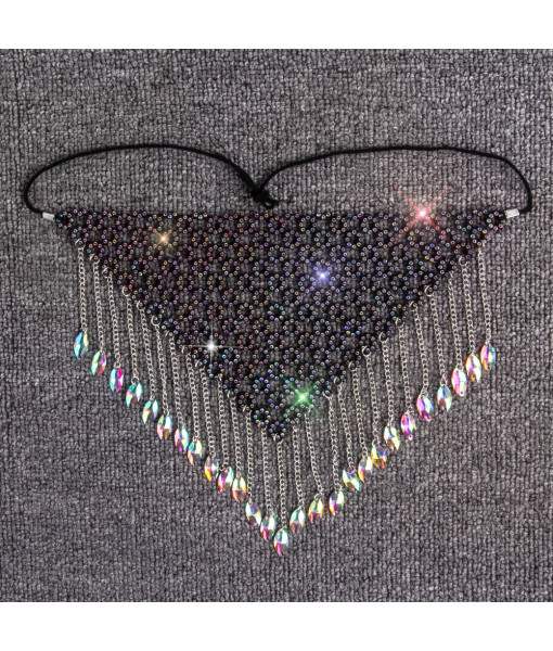 Metal Tassel Mask Cystal Jewelry Face Cover Party Halloween Costume Accessories