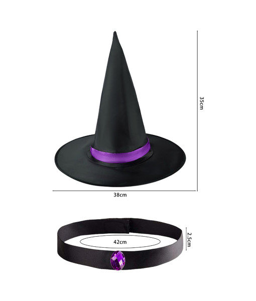 Women Purple Dress Web Sleeves Luxury Witch Role Play Fullset Halloween Costume