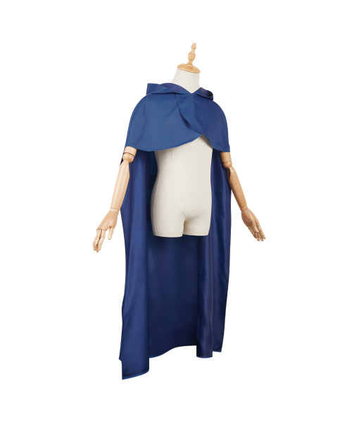 Blue Cape with Mark Fantasy Game Halloween Costume