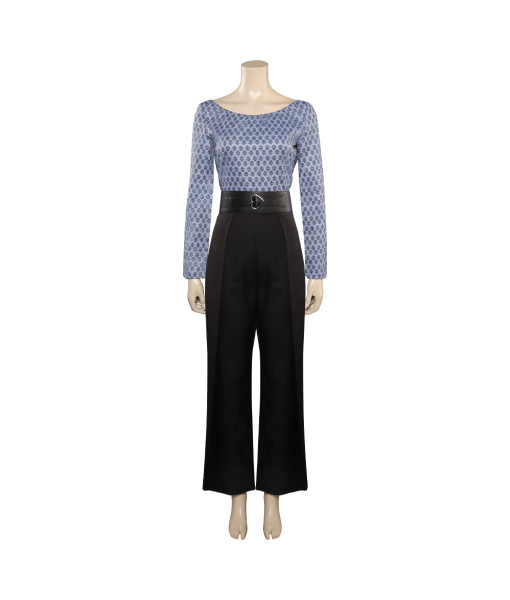 Women Blue Top Black  Suit Pants Fullset 