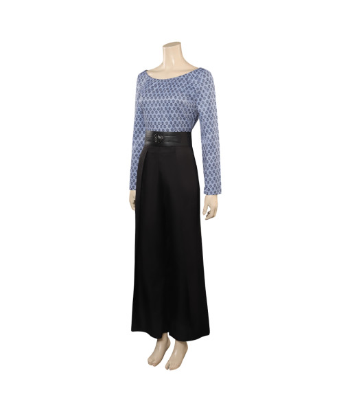 Women Blue Top Black  Suit Pants Fullset 