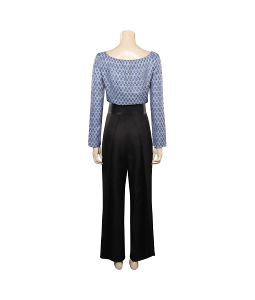 Women Blue Top Black  Suit Pants Fullset 
