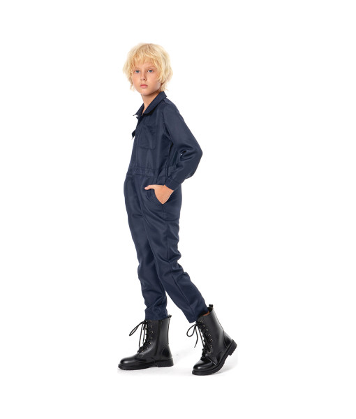 Kids Children Black Onesie Suit Horror Halloween Costume