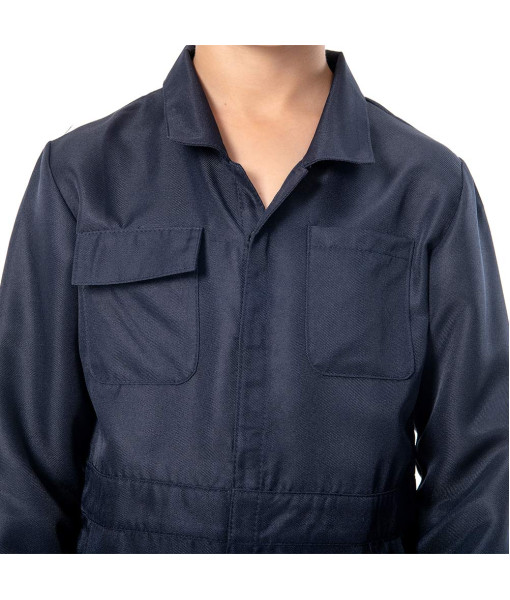 Kids Children Black Onesie Suit Horror Halloween Costume