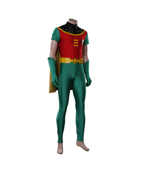 Robin Teen Titans Richard John "Dick" Grayson Nightwing Jumpsuit Cosplay Costume