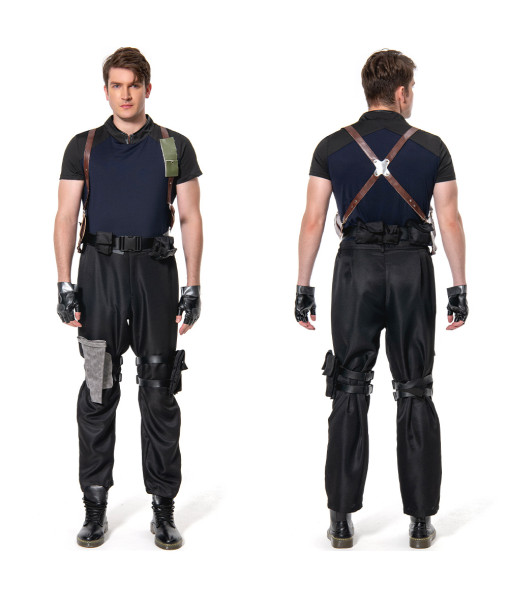 Leon S.Kennedy Resident Evil 4 Remake Outfits Halloween Cosplay Costume