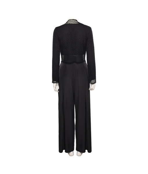 Women Black Mesh Suit Leather Corset Halloween Costume