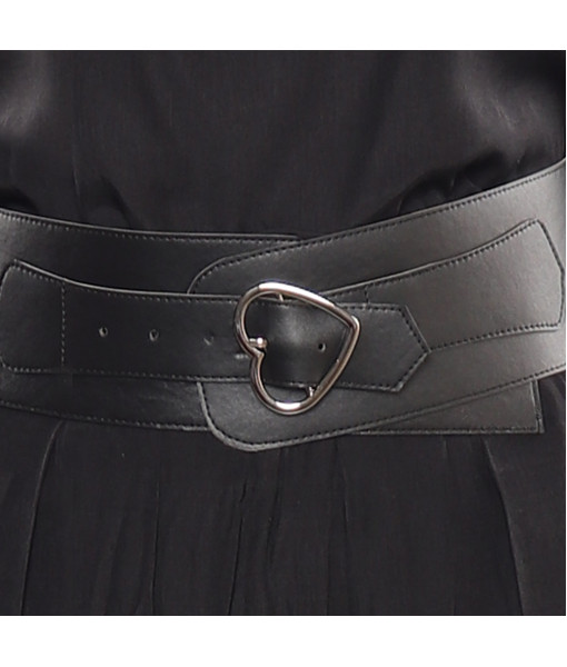 Women Black Mesh Suit Leather Corset Halloween Costume