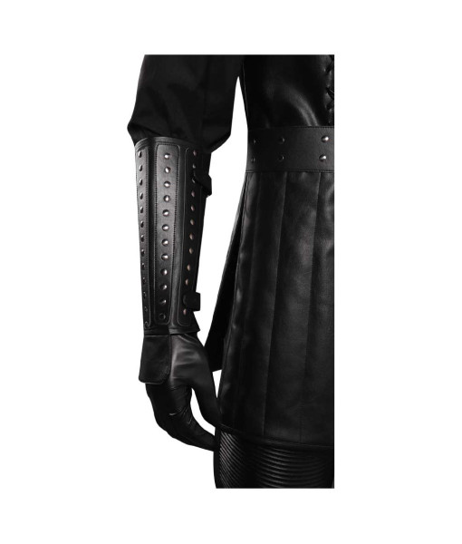 Men Medieval Fantasu Leather Light Amor Black Fullset Halloween Costume