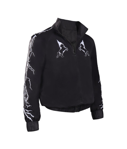 Men Black Horse Lover Pullover Hoodie Outfit