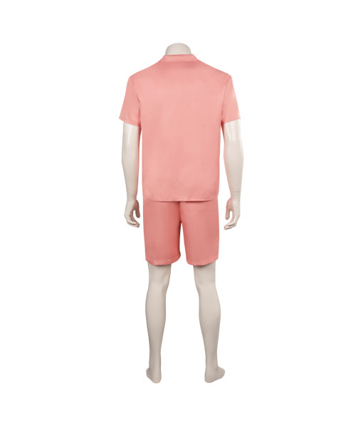 Men Pink Beaches Shirts Pants Outfit