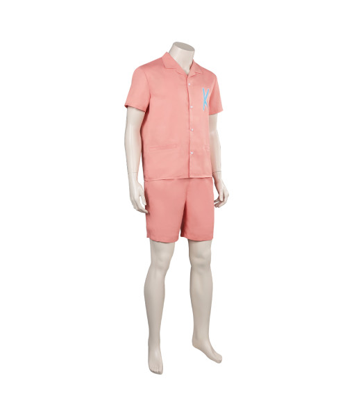 Men Pink Beaches Shirts Pants Outfit