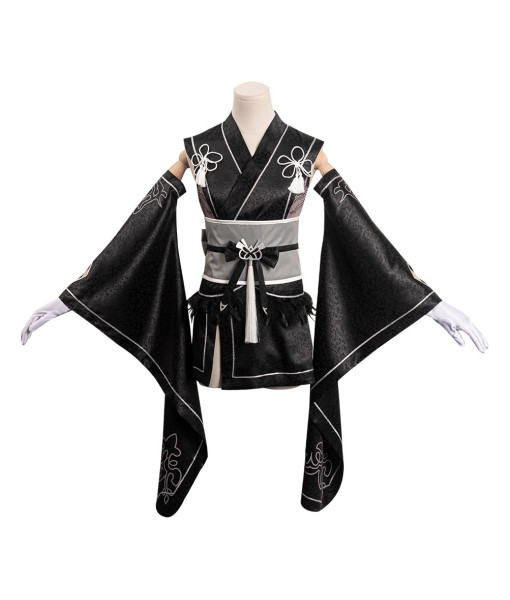2B NieR:Automata Kimono Halloween Cosplay Costume