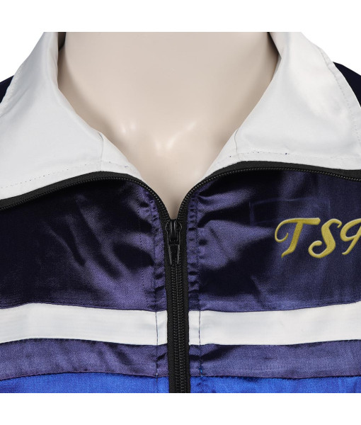 Men Blue Sweat Suit Sportswear Outfit