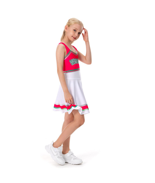 Cheerleader Girl Sportswear Dress Kids Halloween Costume 