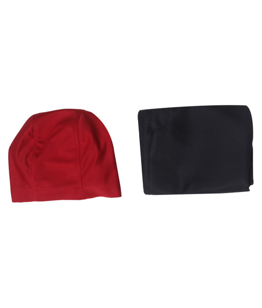 Men Red Shirt Denim Overall 