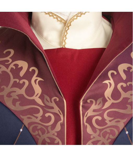 Men Medieval Fantasy Royal Printed Prince Halloween Costume