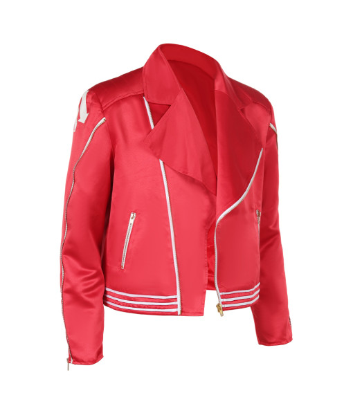 1980s Rockstar Red Jacket Vintage Halloween Costume