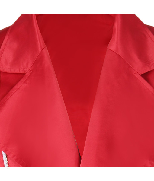 1980s Rockstar Red Jacket Vintage Halloween Costume