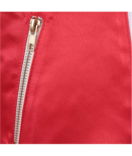 1980s Rockstar Red Jacket Vintage Halloween Costume