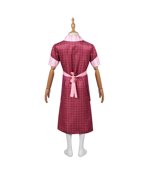 Bakery Pink Apron Dress Kids Halloween Costume 