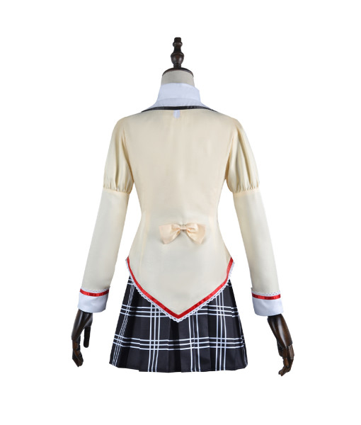 Women Beige School Uniform JK Girl Halloween Costume