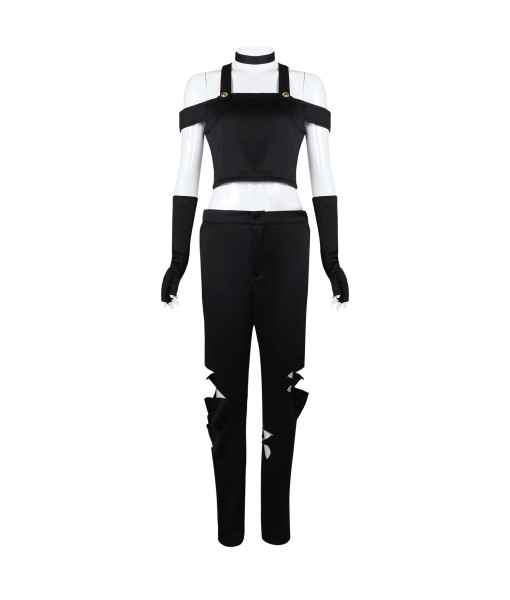 Teen Gothic Black Top Pants Halloween Costume