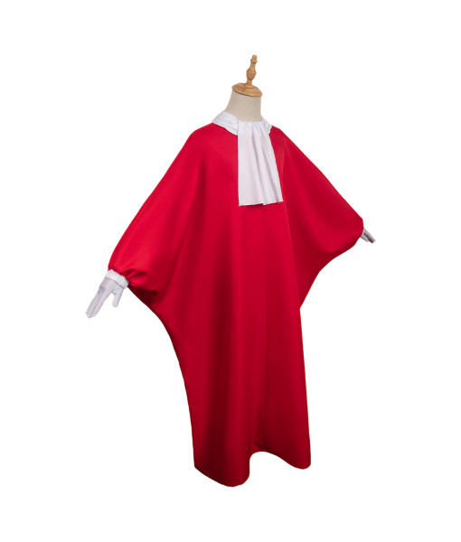 Men Red Jumpsuit Halloween Stage Costume