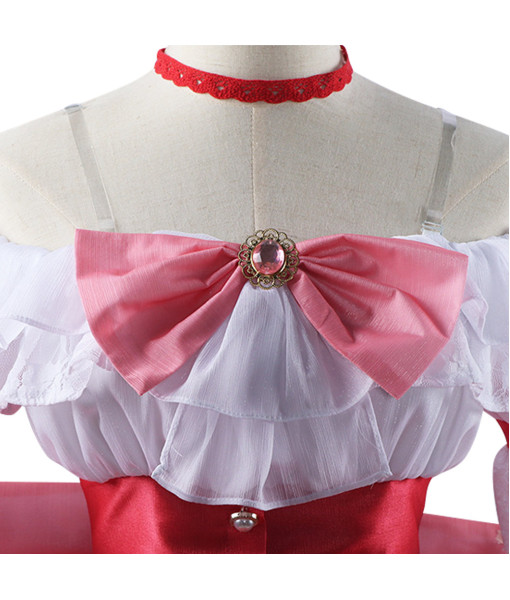 Women Pink Lolita Skirt Uniform Halloween Costume