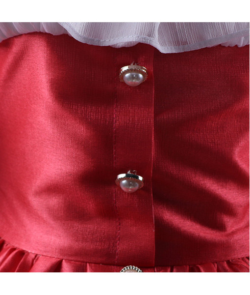 Women Pink Lolita Skirt Uniform Halloween Costume