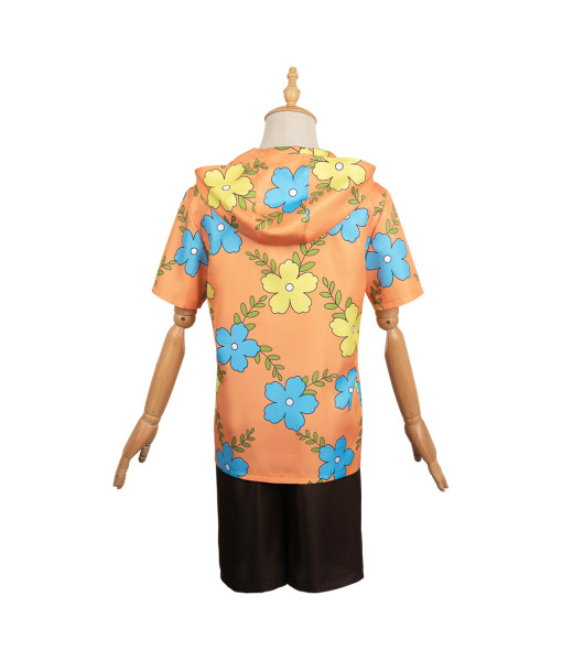 Men Yellow Printed Beach Shirt Hawaii Style Summer Outfit