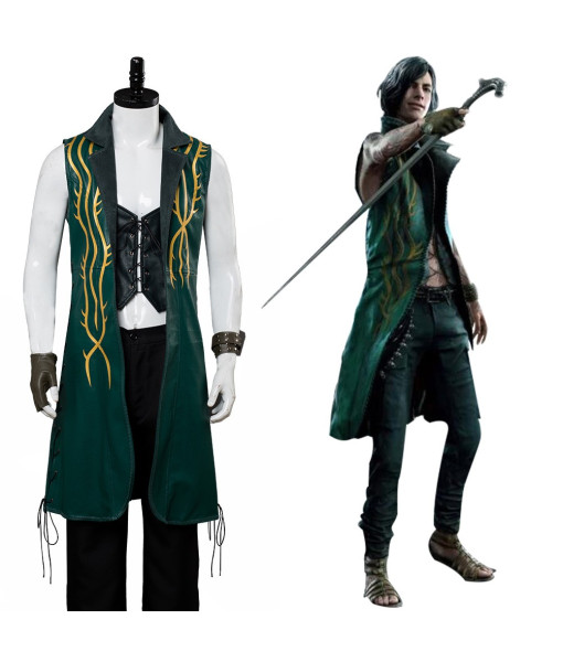 Devil May Cry 5 V (DLC） Mysterious Man Vitale V Cosplay Costume