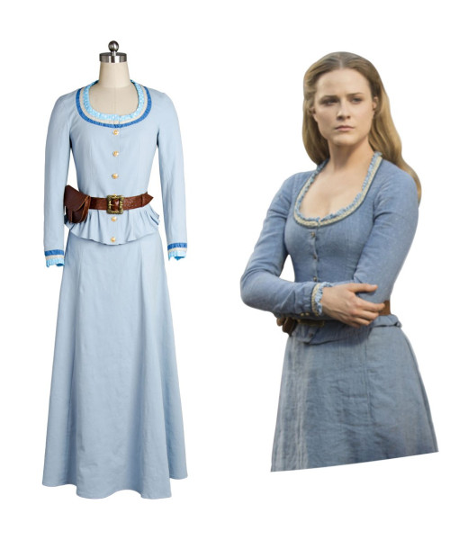 Abernathy Evan Westworld Dolores Rachel Wood Dress Cosplay Costume
