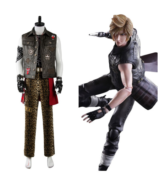 Prompto Argentum Final Fantasy XV FF15 Outfit Cosplay Costume