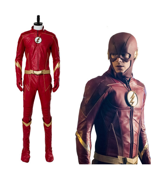 Barry Allen The Flash Season 4 Flash Outfit Cosplay Costume