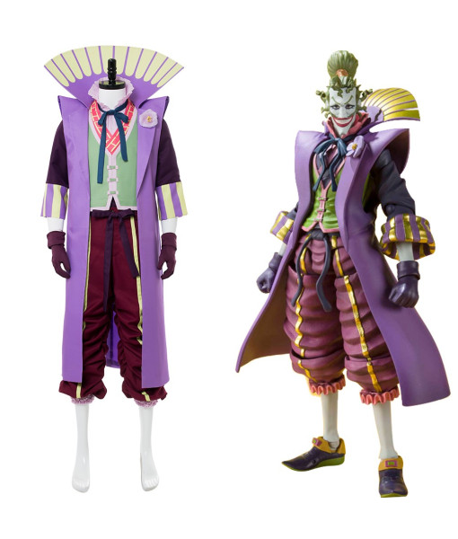 Joker Batman Ninja Outfit Whole Set Cosplay Costume