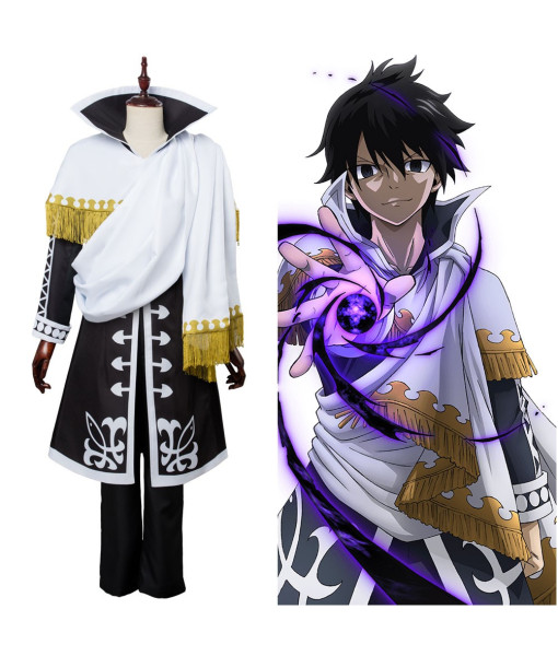Zeref Fairy Tail Season 5 Zeref Dragneel Emperor Outfit Cosplay Costume
